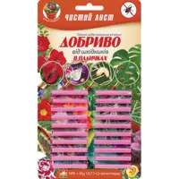 Удобрение в палочках Чистый лист от вредителей 20 шт Kvitofor