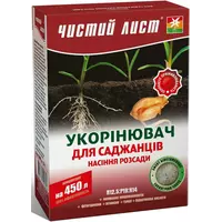 Удобрение Чистый лист укоренитель для саженцев, семян, рассады 300 г Kvitofor