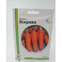 Семена моркови Яскрава Империя Семян Украина 15 г